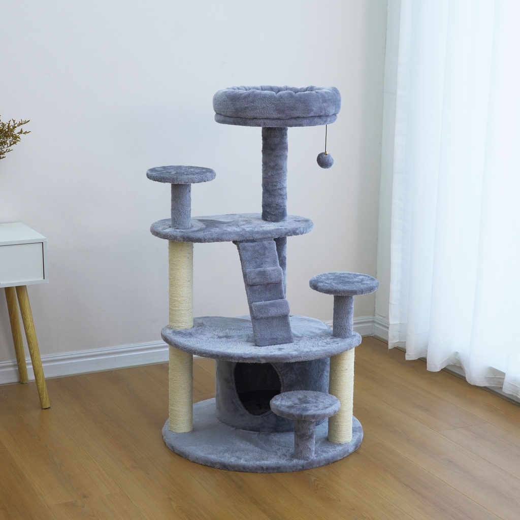 Catry Cat Tower With Scratcher D59x10cm