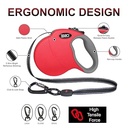 Doco All Day Adventure Retractable Leash[Color - Blue, Size - S]