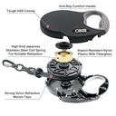 Doco All Day Adventure Retractable Leash[Color - Blue, Size - S]