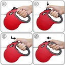 Doco All Day Adventure Retractable Leash[Color - Blue, Size - S]