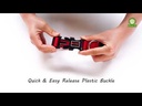 DOCO Signature O - Ring Collar[Color - Maroon, Size - XS]
