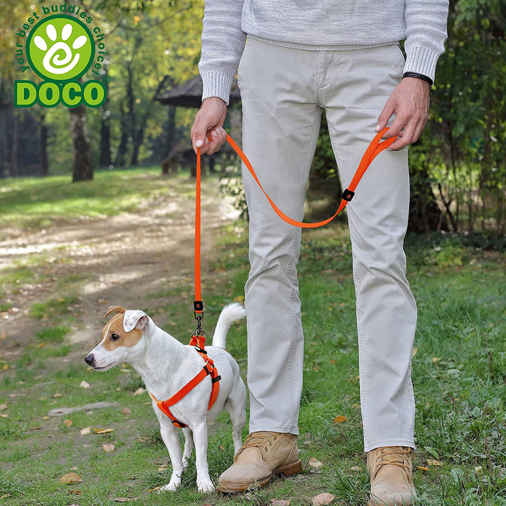 Doco 4ft Signature Nylon Leash (DCSN1048)[Color - Pink, Size - M]