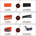 DOCO Signature Nylon Collar (DCSN002)[Color - Orange, Size - M]