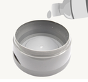 Pado Classic Round Anti-Spil Pet Bowl 15.3×18.9×8cm-Grey