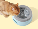 Pado Classic Round Anti-Spil Pet Bowl 15.3×18.9×8cm-Blue