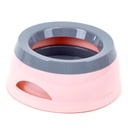 Pado Classic Round Anti-Spil Pet Bowl 15.3×18.9×8cm-Pink