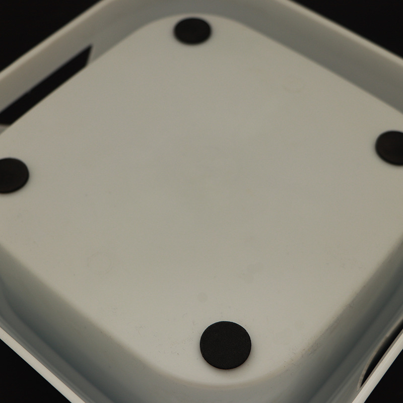 Pado Square Anti-Spil Pet Bowl 21x21x7.8cm [1000ml] -Blue