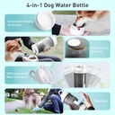 Pawgether Pure Travel 1 [PT1]- 4 in 1 Pet Travel Bottle -Grey