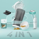 Pawgether Pure Travel 1 [PT1]- 4 in 1 Pet Travel Bottle -Grey