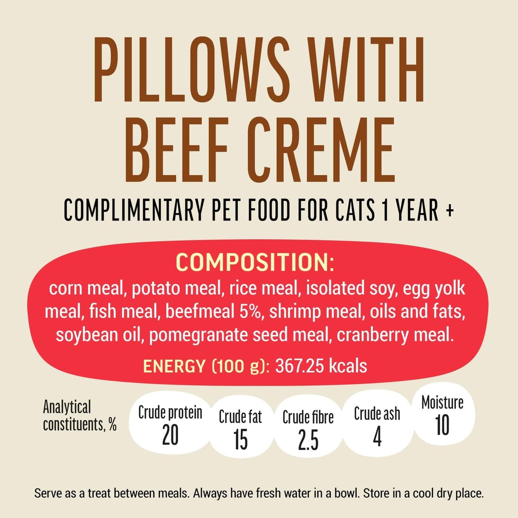 Cat Fest Pillows With Beef Cream[Weight - 30g]