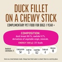 Dog Fest Duck Fillet On Chewy Stick For Adult Dogs - 90g (3.17oz)[Weight - 90g]