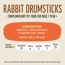 Dog Fest Rabbit Drumsticks For Adult Dogs 90g