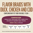 Dog Fest Flavor Braids With Chicken, Duck And Fish 90g
