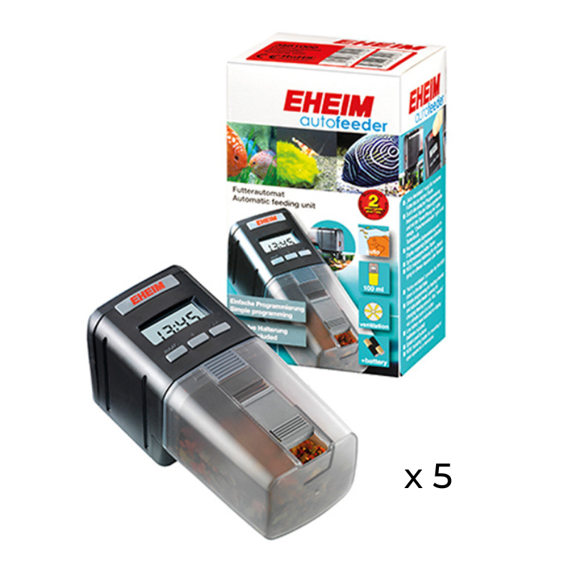 EHEIM autofeeder fish feeder-display box, 5 sets/box (5x3581000)