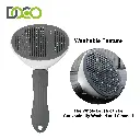 DOCO® Hair Removal Pet Brush 19.5 x 10.5 x 5.5cm-Grey