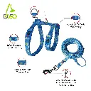 DOCO® LOCO Cat Harness + Leash Combo - Printed Pattern 6ft (DCAT202+2072)[Size - XS, Color - Q1]