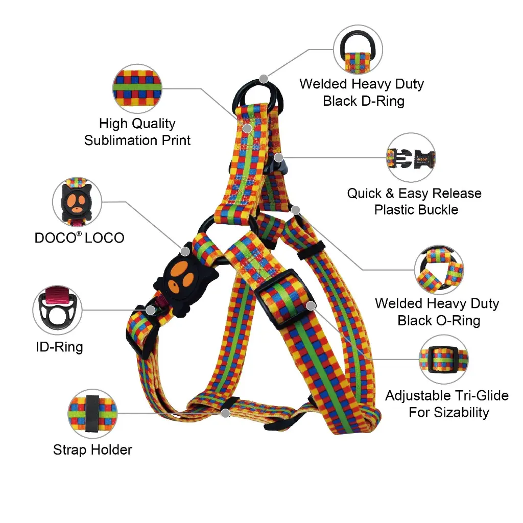 DOCO® LOCO Step-In Harness-2.0 x 51-74cm AR