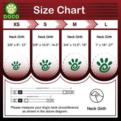 DOCO® Martini Bean Collar (DCS008)[Size - M, Color - Lemon]