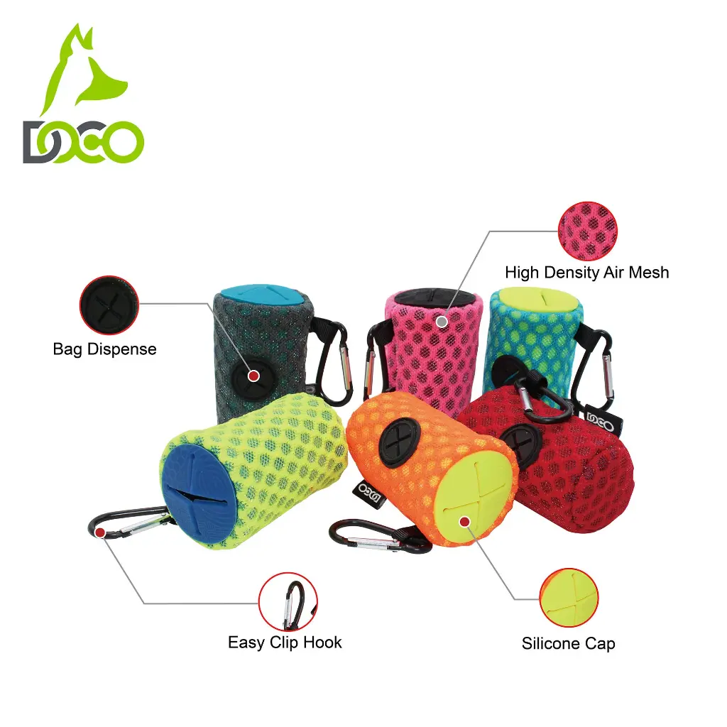 DOCO® Poopbag Dispenser (DCPD019)[Color - Safety Lime, Size - O/S]