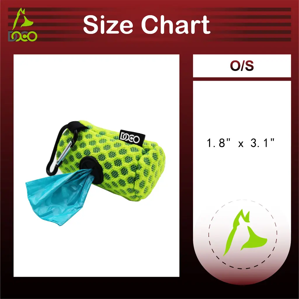 DOCO® Poopbag Dispenser (DCPD019)[Color - Safety Lime, Size - O/S]