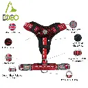 DOCO® VARIO Chest Plate Harness w/Neoprene (DCV206)[Color - Grey, Size - S]