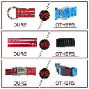 DOCO® VARIO Chest Plate Harness w/Neoprene (DCV206)[Color - Grey, Size - S]