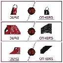 Doco Vario Neoprene Harness Reflective (DCV201)[Color - Orange, Size - M/L]