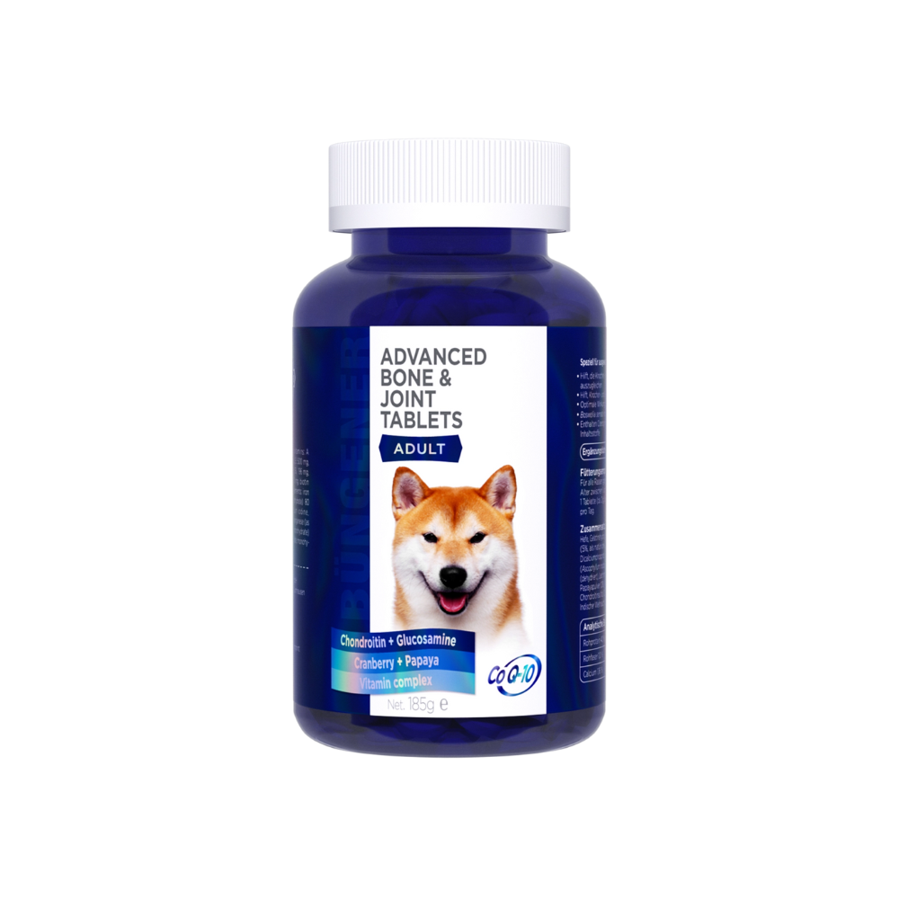 Bungener Advanced Bone & Joint Tablets For Dogs-Adult-185g[Weight - 185g]