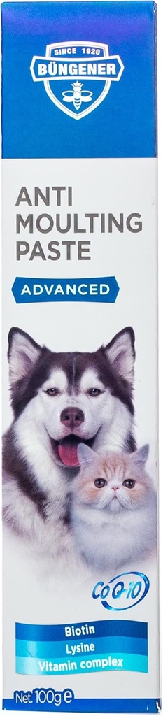Bungener Advanced Anti Moulting Paste For Dogs & Cats-100g [Weight - 100g]