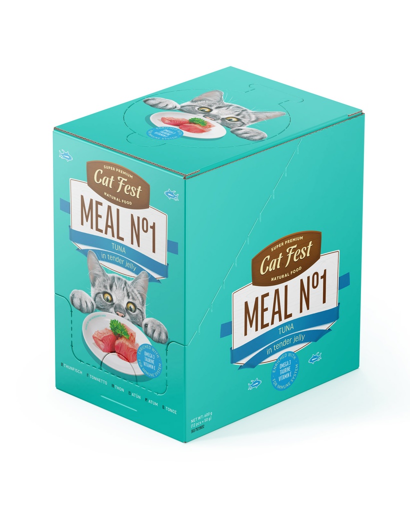 Cat Fest Meal No 1 Cat Food in Jelly-Tuna 50g