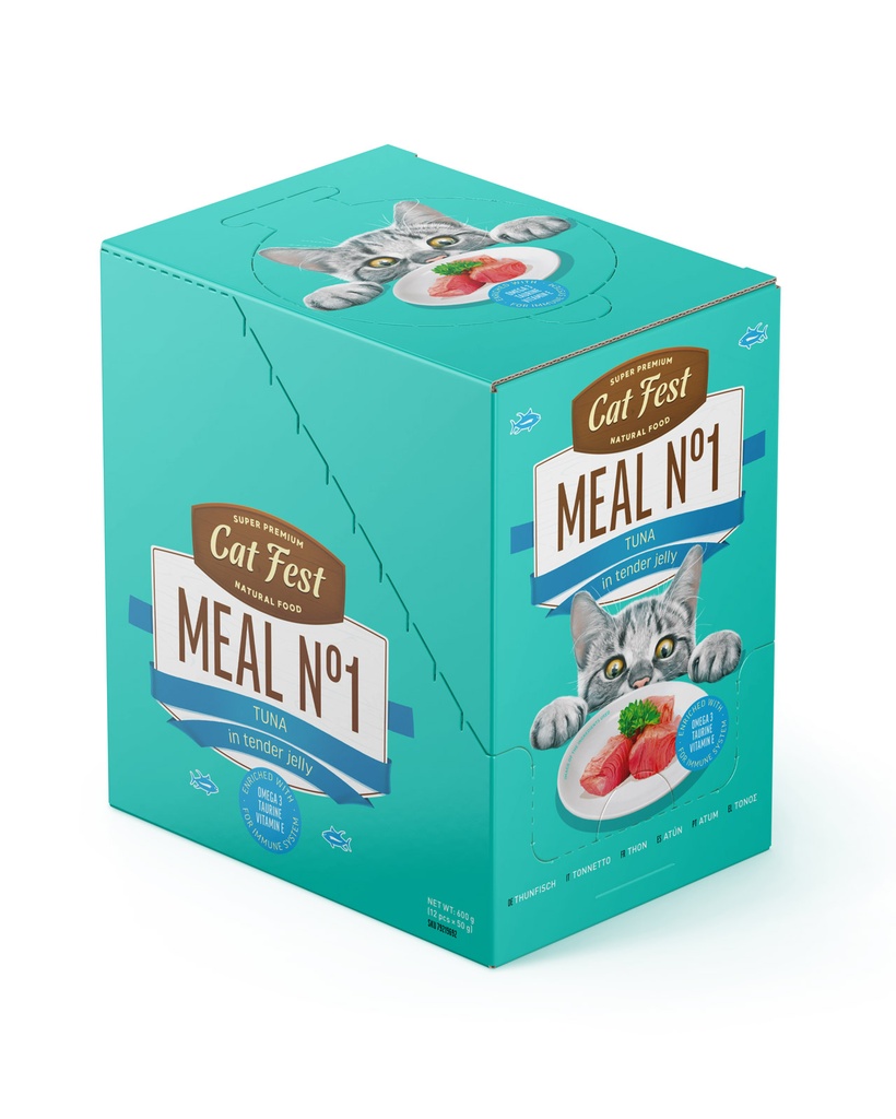 Cat Fest Meal No 1 Cat Food in Jelly-Tuna 50g
