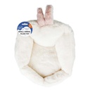 Duvo+ Bunny Bed For Small Animal-Plush M - 24x24x24cm White