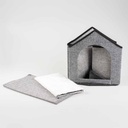 Duvo+ Cat house Gilly 43.5x38.5x41cm Grey