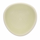 Duvo+ Feeding Bowl-Stone- Triangle bull's eye L - 480ml - 16x16x7cm yellow-green