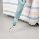 Duvo+ Striped Corner House For Small Pets-Plush M - 27x23x30cm Multicolour