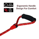 DOCO® 20" Rope Leash With ErgoCurve™ Foam Handle Ver.2 Large -Ø13mm x 50cm-Blue