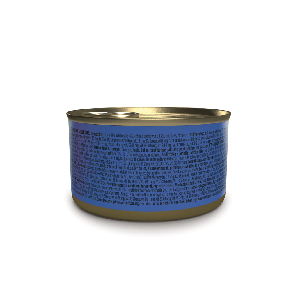 Schesir Complete & Balanced Nutrition Wet Cat Food in Jelly Can- Tuna With Whitebait 85g [MOQ:12pcs]