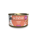 Schesir Complete & Balanced Nutrition Wet Cat Food in Broth Can- Natural Salmon 85g [MOQ:12pcs]