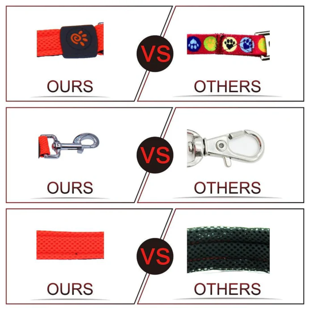 DOCO® Puffy Air Leash 4ft Medium/Large -2.5 x 120cm-Maroon