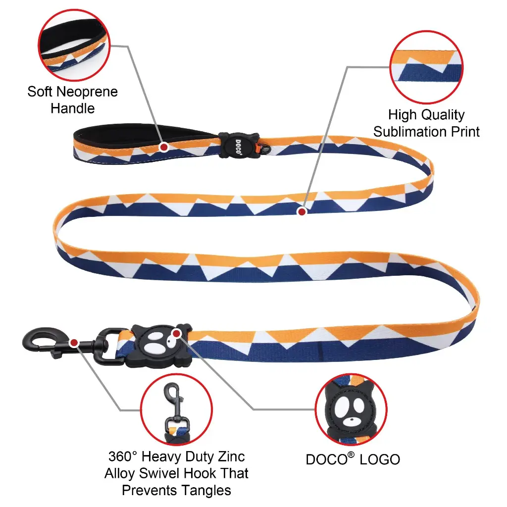 DOCO® LOCO Leash - 5ft Large-2.5 x 150cm C9