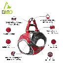 DOCO® NET Mesh Sport Harness Medium-41-44cm / 4.5-7kg-Safety Orange