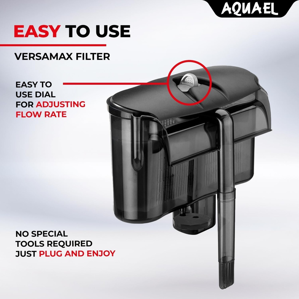 Aquael VersaMax 3 External Filter [Max Flow:1200 l/h] For 80-300 Litres Aquarium