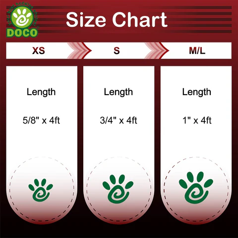 DOCO® Puffy Air Leash 4ft Medium/Large -2.5 x 120cm-Maroon