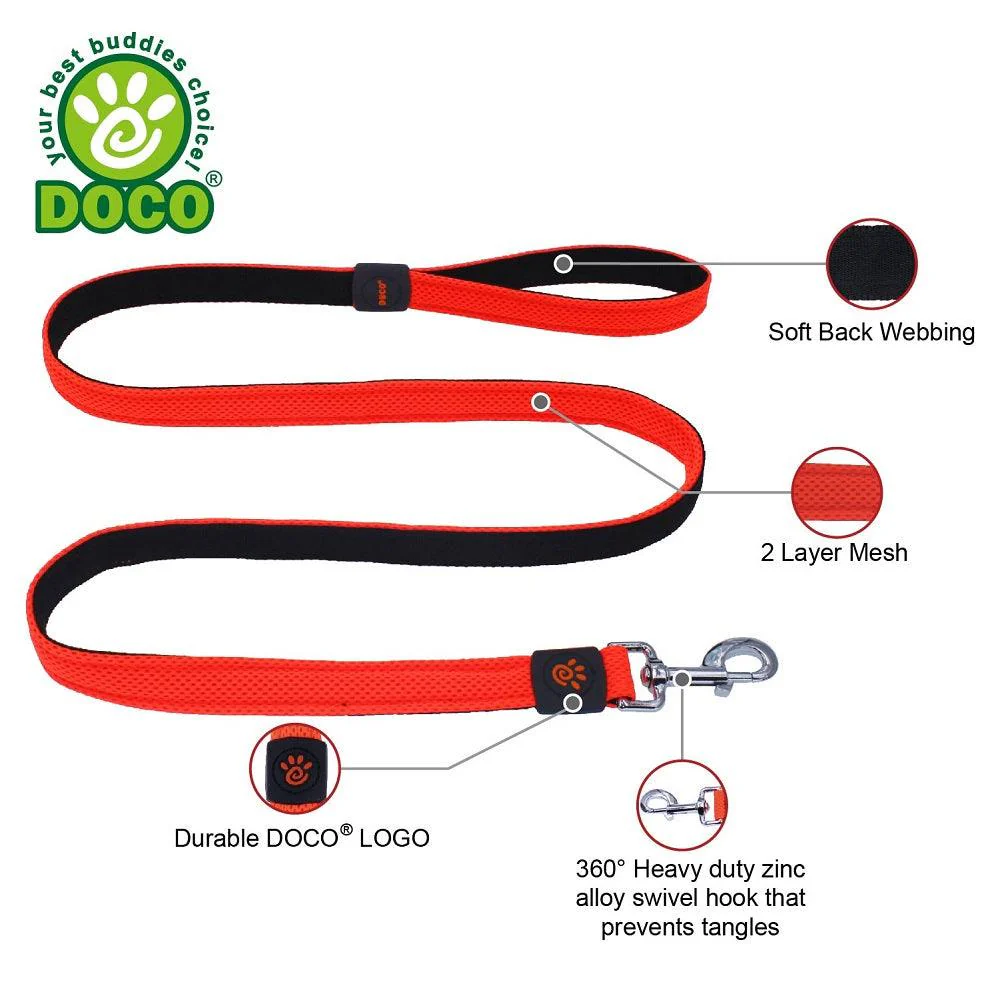 DOCO® Puffy Air Leash 4ft Medium/Large -2.5 x 120cm-Turquoise