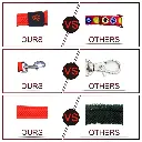 DOCO® Puffy Air Leash 4ft Medium/Large -2.5 x 120cm-Turquoise