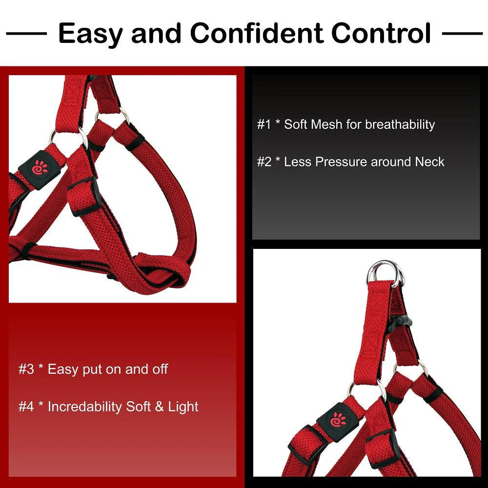 DOCO® Puffy Air Step- In Harness Medium-2.5 x 53-77cm-Rasberry pink