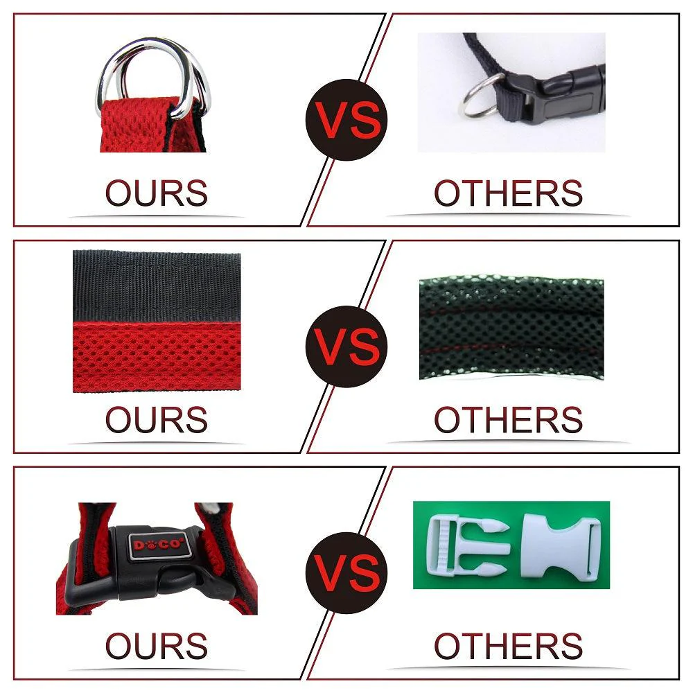 DOCO® Puffy Air Step- In Harness Medium-2.5 x 53-77cm-Rasberry pink