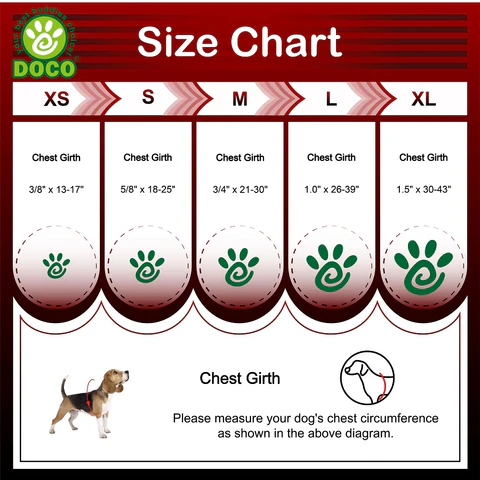 DOCO® Signature Step-In Harness-3.8 x 75-110cm (XL)-Turquoise