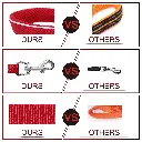 DOCO® Silver Reflective Mesh Leash Small-1.5 x150cm-Black