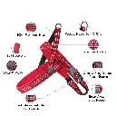 DOCO® VARIO Neoprene Harness-2.0 x 55 58-70 (M)-Rasperry Pink